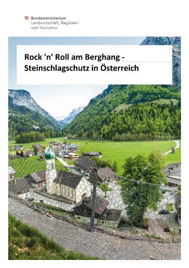 Publikation Rock 'n' Roll am Berghang: Steinschlagschutz in Oesterreich - barrierefrei