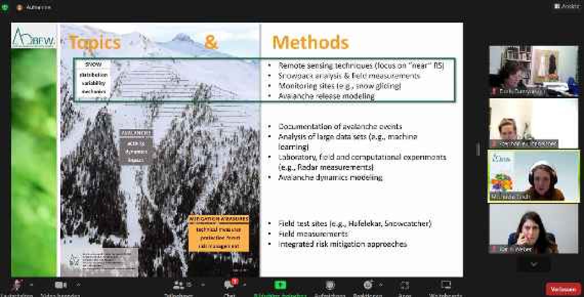 we4DRR members in focus Michaela Teich Leben mit Naturgefahren