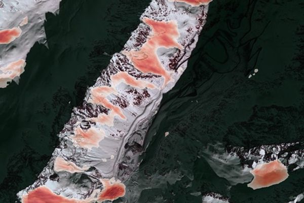 Abbildung einer automatisierten Lawinenkartierung