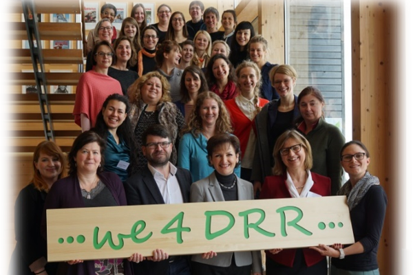 Group photo at we4DRR launch event in Hittisau, Austria, March 2016