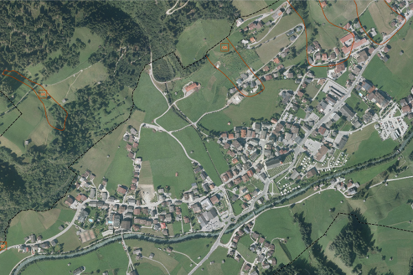 brauner Hinweisbereich 