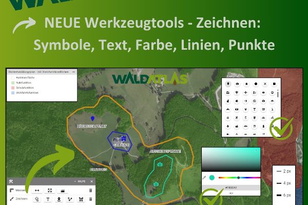 Waldatlas Neue Werkzeugtools