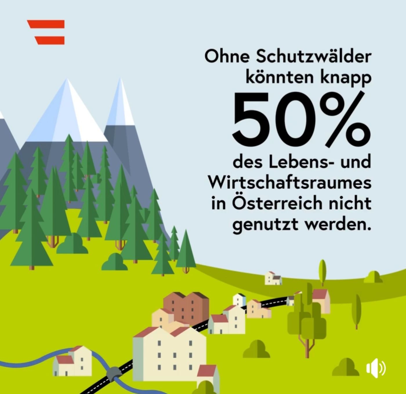Social Media Kampagne - Schutzwald in Österreich