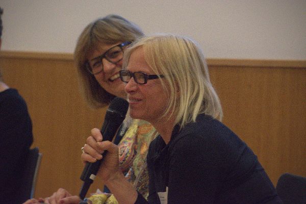 panelist with microphone