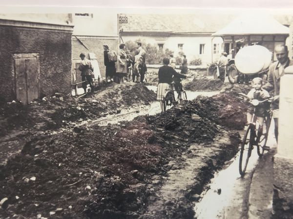 Hochwasser Schossbach 1955