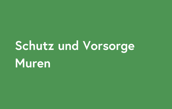 Schutz und Vorsorge Muren