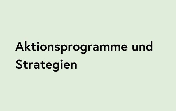 Aktionsprogramme und Strategien
