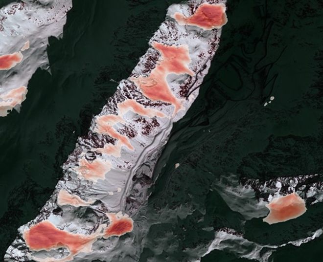 Abbildung einer automatisierten Lawinenkartierung