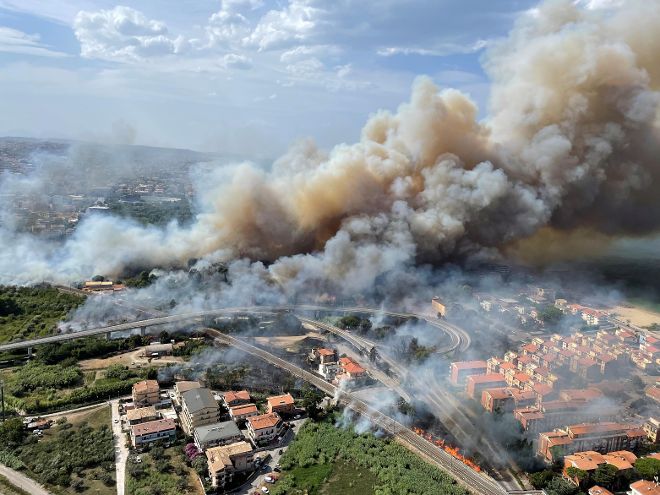 Abbildung des jährlichen Berichts "Forest fires in Europe, Middle East and North Africa 2021" 