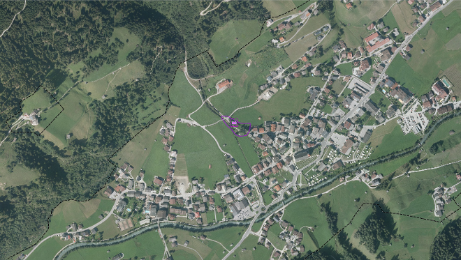 violetter Hinweisbereich