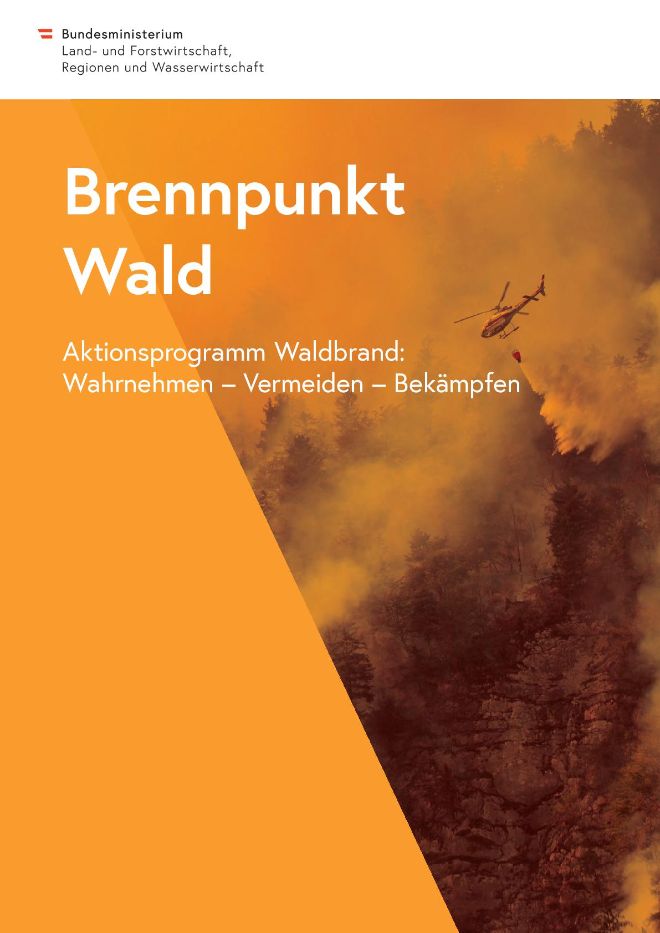 Aktionsprogramm Waldbrand - Brennpunkt Wald - Cover